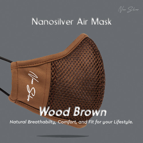 Nanosilver Air Mask Wood Brown