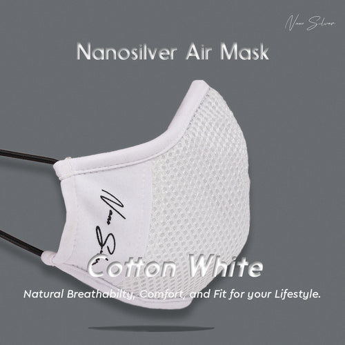 Nanosilver Air Mask Cotton White